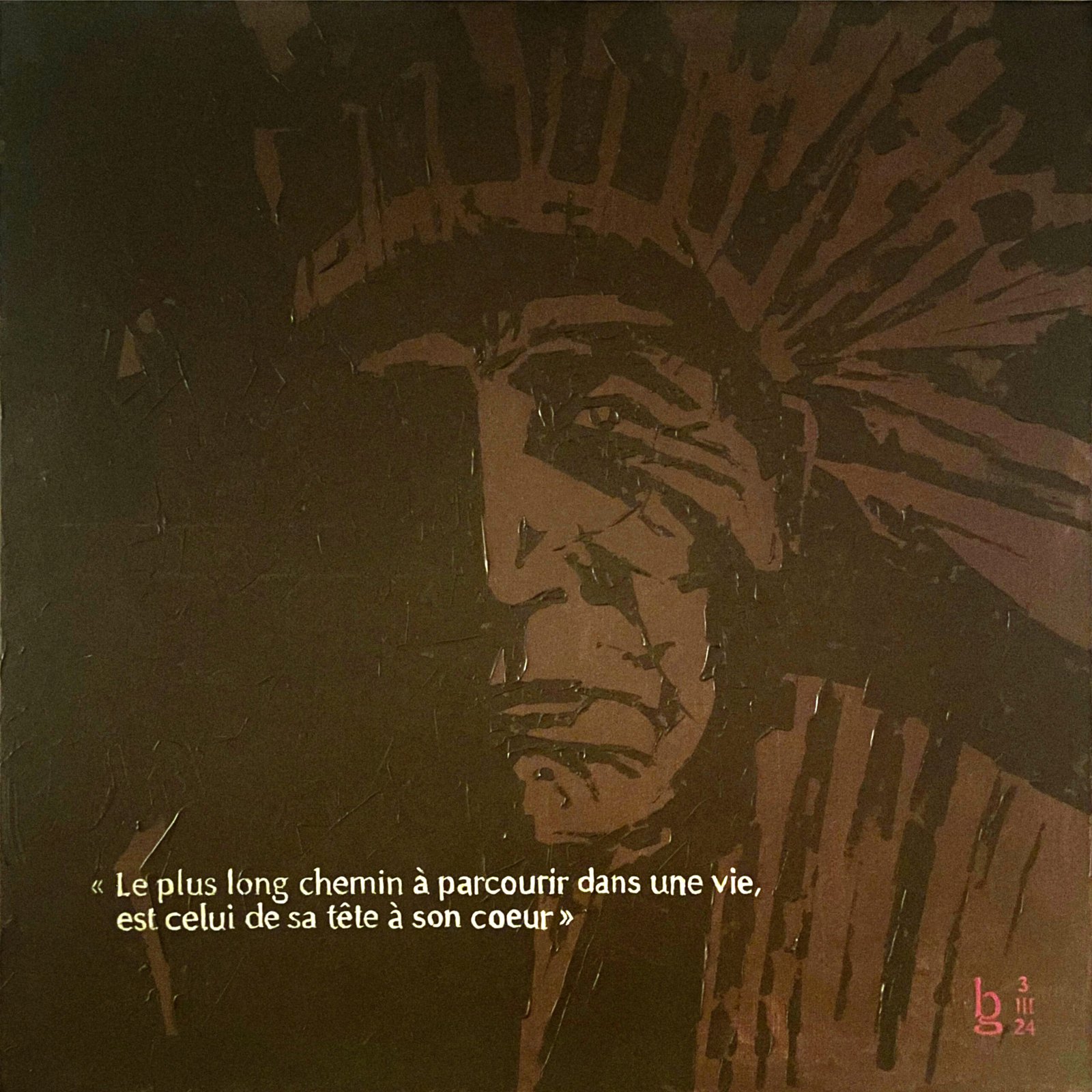 Œuvre Sioux par Benjamin Geiser